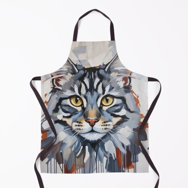 Item preview, Modern Maine Coon Cat | Geometric Abstract Graphic Pet Portrait designed and sold by KingsArtworx 2.