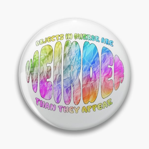 Item preview, "Objects In Mirror Are Weirder Than They Appear" Retro designed and sold by ShopCNTS.