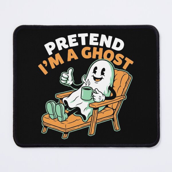 Item preview, Retro Relaxing Ghost Coffee Chair Pretend I'm A Ghost Funny Halloween Shirt designed and sold by TeNovaStudio.