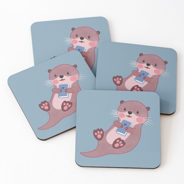 Item preview, Cute Otter with Book designed and sold by winterpumpkin.