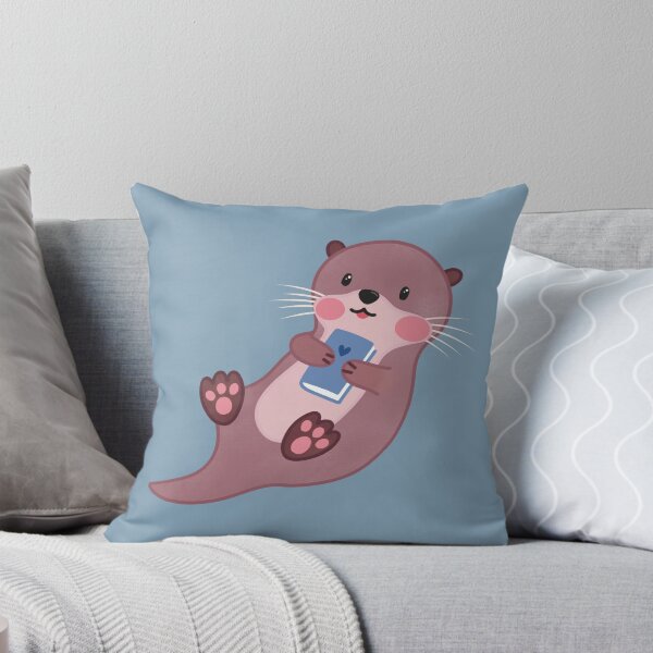 Item preview, Cute Otter with Book designed and sold by winterpumpkin.
