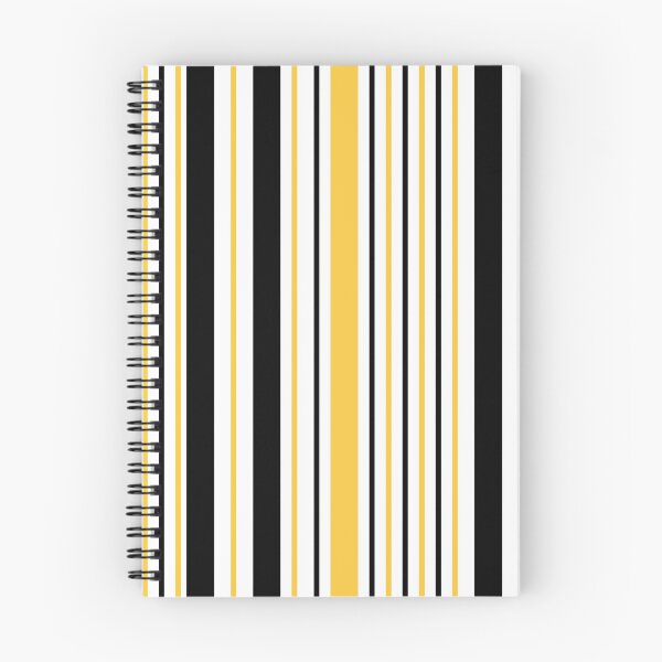 Item preview, Bee Inspired Yellow Black Vertical Stripe Pattern designed and sold by EmeraldeaArt.