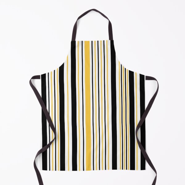 Item preview, Bee Inspired Yellow Black Vertical Stripe Pattern designed and sold by EmeraldeaArt.