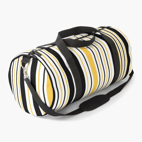 Item preview, Bee Inspired Yellow Black Vertical Stripe Pattern designed and sold by EmeraldeaArt.