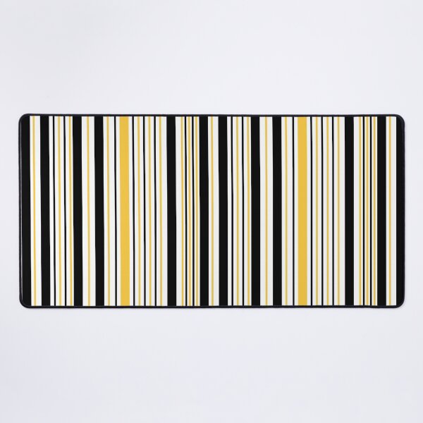 Item preview, Bee Inspired Yellow Black Vertical Stripe Pattern designed and sold by EmeraldeaArt.