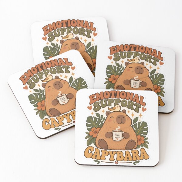 Item preview, Emotional Support Capybara – Good Things Ahead designed and sold by OxiSkor.