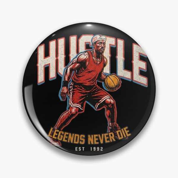 Item preview, Hustle Legends Never Die Retro 90s Vintage Streetball Bootleg Style designed and sold by Thogan0416.