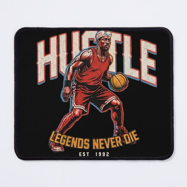 Item preview, Hustle Legends Never Die Retro 90s Vintage Streetball Bootleg Style designed and sold by Thogan0416.