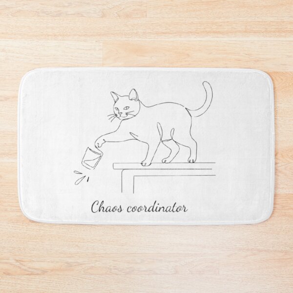 Item preview, Chaos Coordinator Glass Cat designed and sold by PrintforDesign.