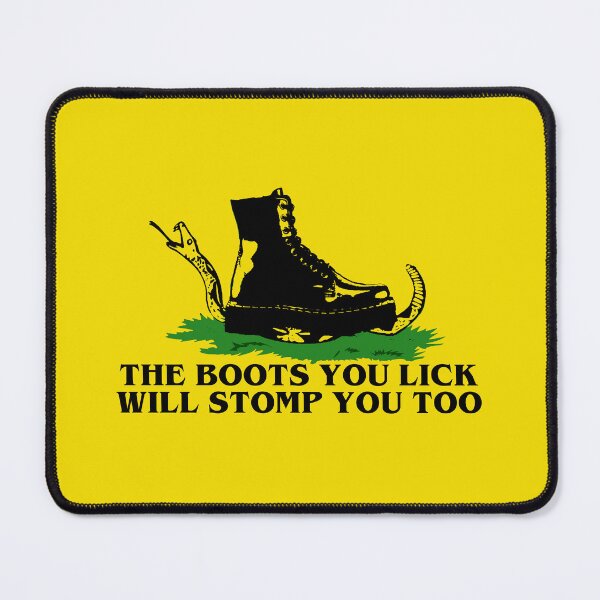 Item preview, the boots you lick will stomp you too (acab) designed and sold by remerasnerdas.