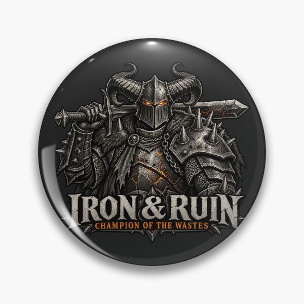 Item preview, Iron & Ruin – Champion of the Wastes designed and sold by WUSCHELWORKS.