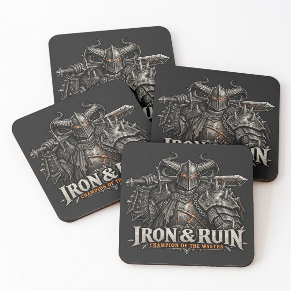 Item preview, Iron & Ruin – Champion of the Wastes designed and sold by WUSCHELWORKS.