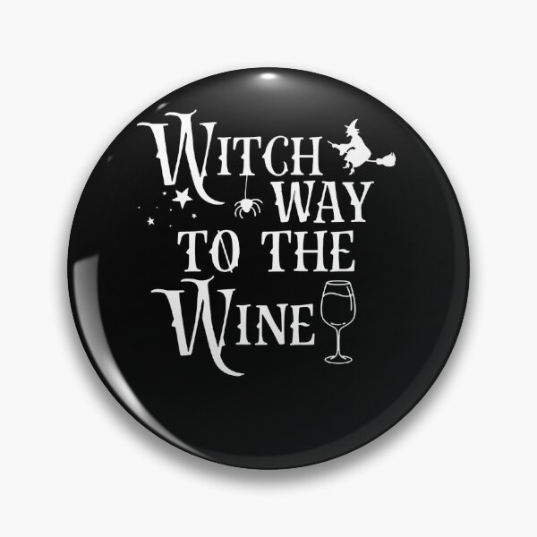Item preview, Witch Way To The Wine Funny Halloween Costume designed and sold by Pider-Vampire.