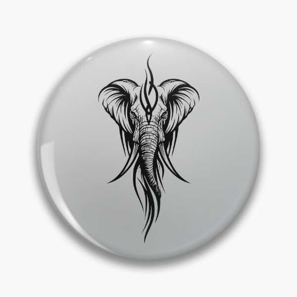 Item preview, Tribal Elephant Head  designed and sold by ClubVacay.