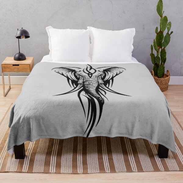 Item preview, Tribal Elephant Head designed and sold by ClubVacay.
