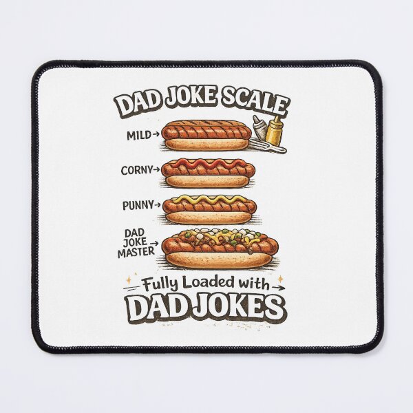 Item preview, Fully Loaded Dad Joke Scale designed and sold by CerealBoxInk.