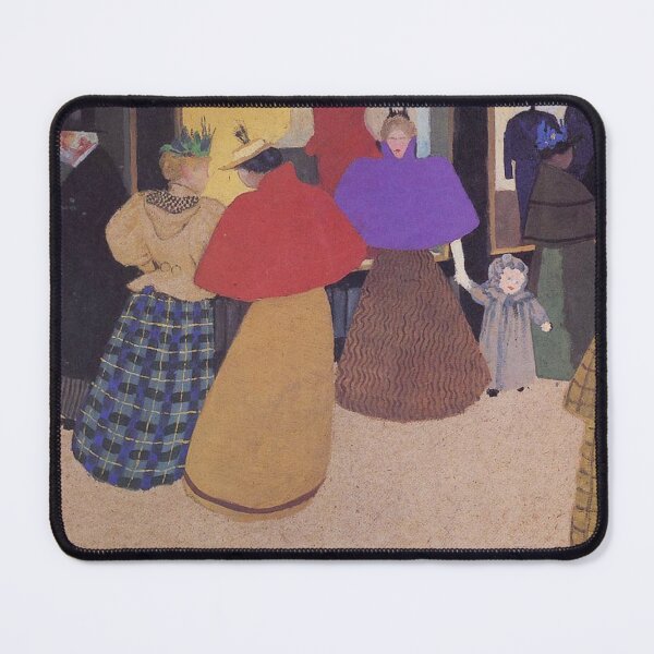 Item preview, Paris Wall Art, Vintage French Fashion Scene, Félix Vallotton Belle Époque Print designed and sold by RickE.