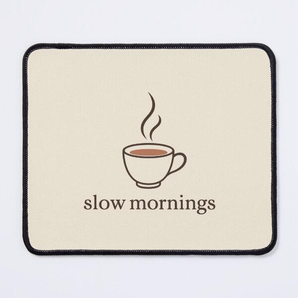 Item preview, Slow Mornings Minimalist Coffee Cup designed and sold by Mostafa Studio.