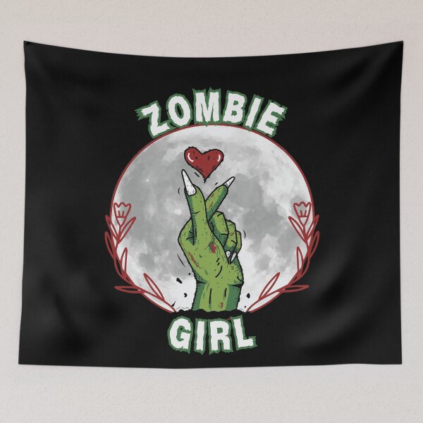 Item preview, ADRIANNE LENKER, ZOMBIE GIRL, ZOMBIE HAND WITH HEART MOON designed and sold by larissa-myrie.