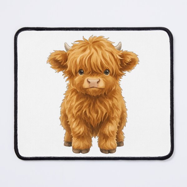 Item preview, Cute Highland Cow Watercolor designed and sold by STOXT.