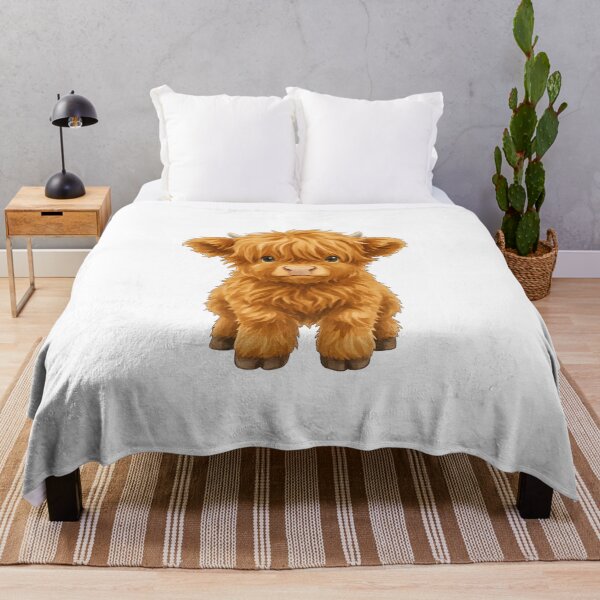 Item preview, Cute Highland Cow Watercolor designed and sold by STOXT.