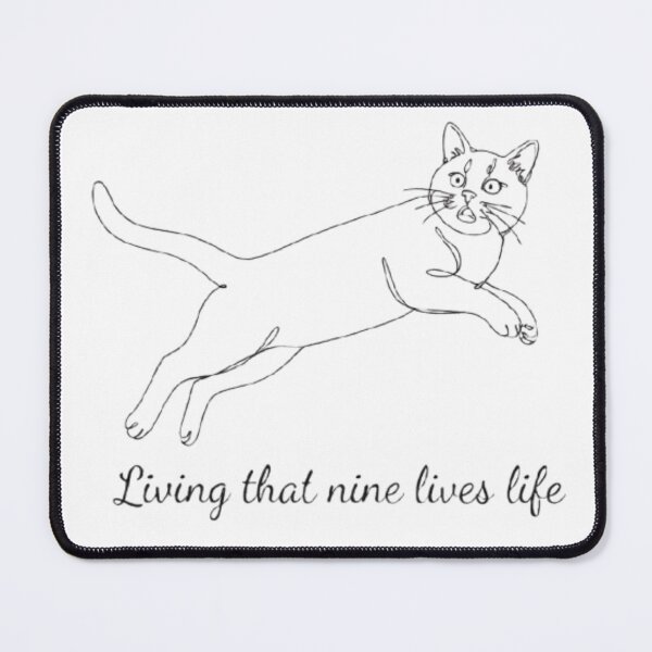 Item preview, Living That Nine Lives Life designed and sold by PrintforDesign.