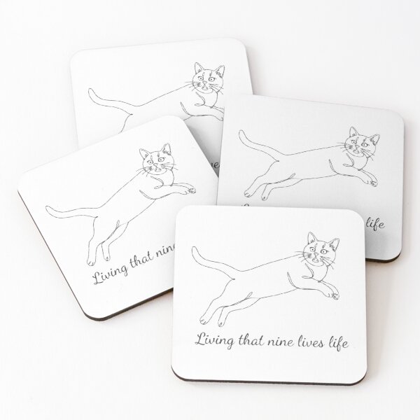 Item preview, Living That Nine Lives Life designed and sold by PrintforDesign.