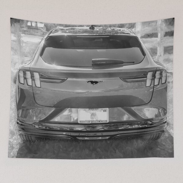 Item preview, 2025 Red Ford Mustang Mach EX designed and sold by RichFrancoCars.