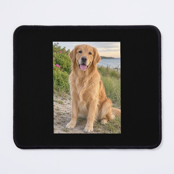 Item preview, Golden Retriever Dog on Beach designed and sold by BackgroundND.