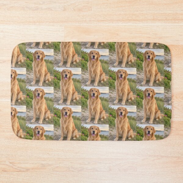 Item preview, Golden Retriever Dog on Beach designed and sold by BackgroundND.