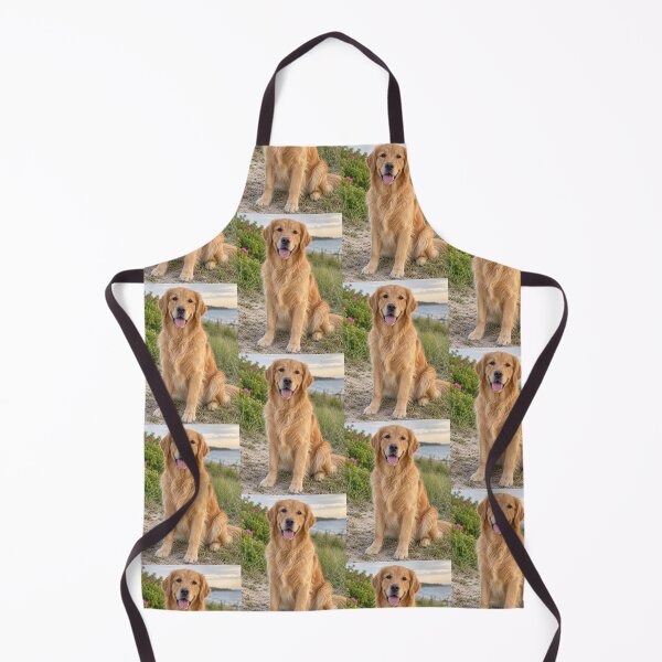 Item preview, Golden Retriever Dog on Beach designed and sold by BackgroundND.