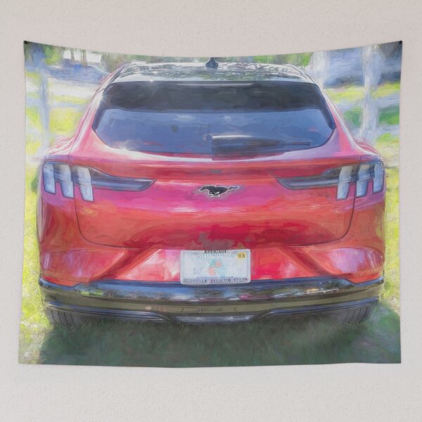 Item preview,  2025 Red Ford Mustang Mach EX designed and sold by RichFrancoCars.