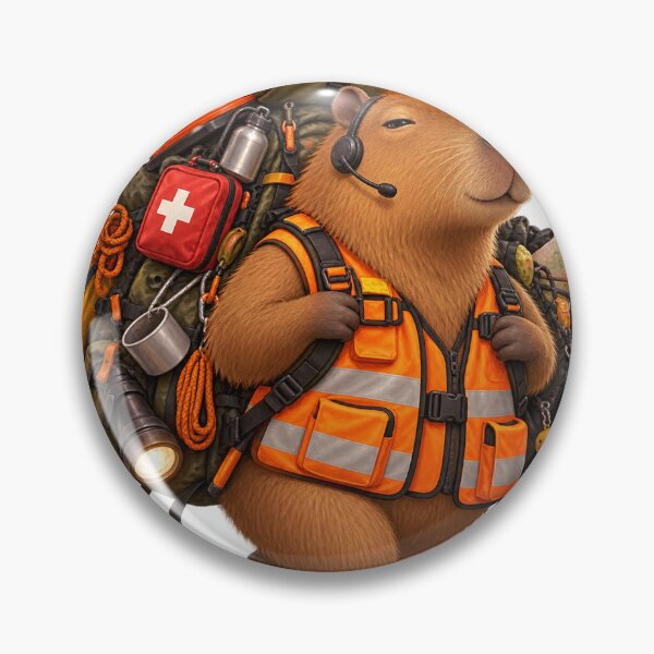 Item preview, Calm Capybara Emergency Manager designed and sold by SiamSmiles.