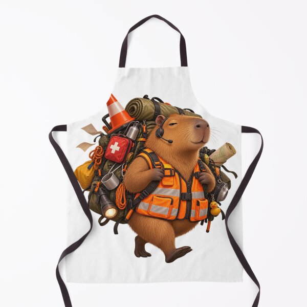Item preview, Calm Capybara Emergency Manager designed and sold by SiamSmiles.