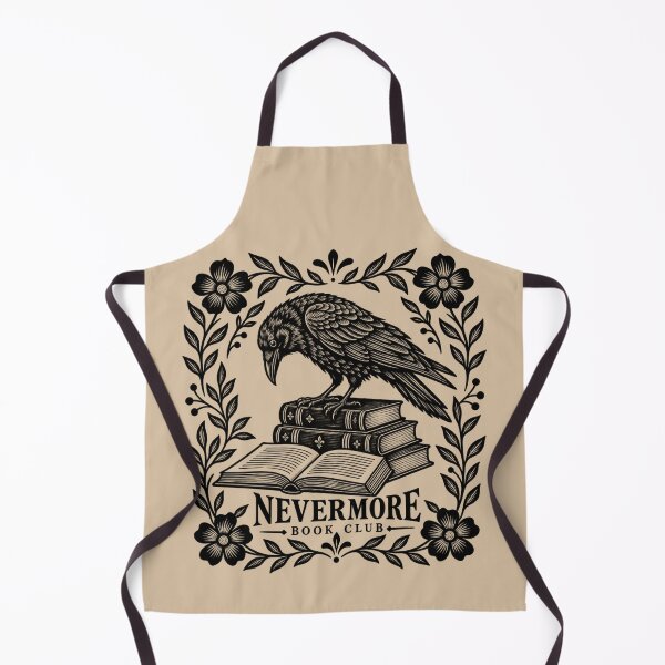 Item preview, Nevermore Book Club Raven for Gothic Readers designed and sold by POD DYNASTY | Original Print On Demand T-Shirt Graphics.