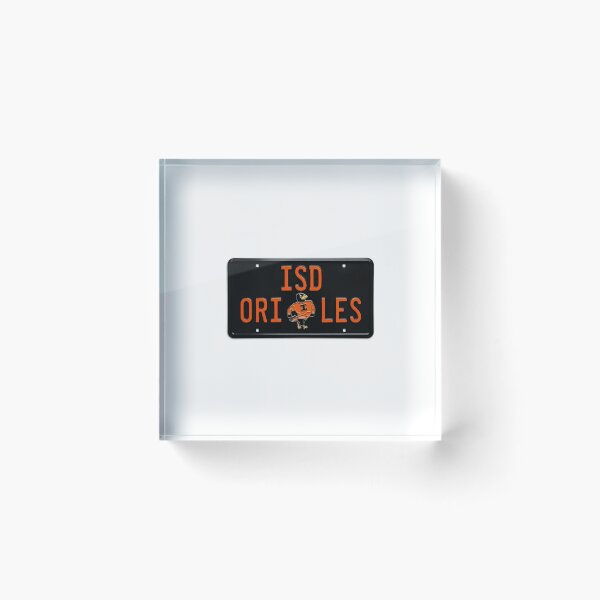 Item preview, ISD Orioles Vanity License Plate designed and sold by deafhoops1.