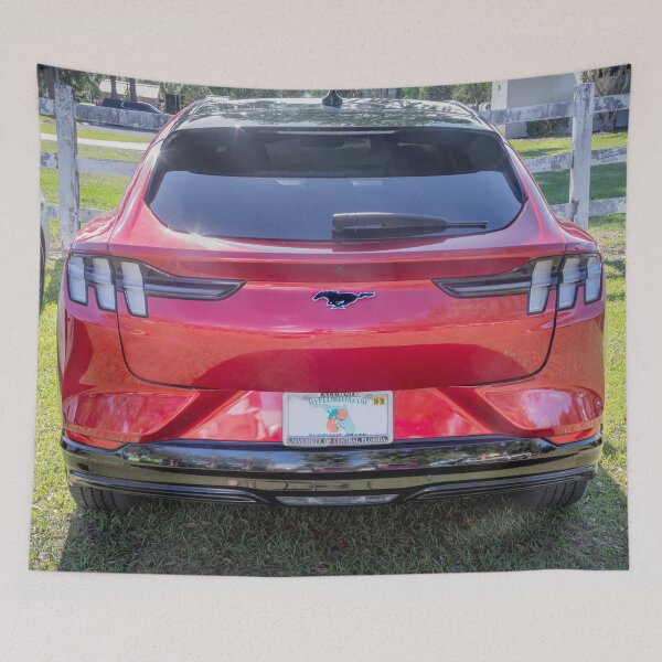 Item preview,  2025 Red Ford Mustang Mach EX designed and sold by RichFrancoCars.