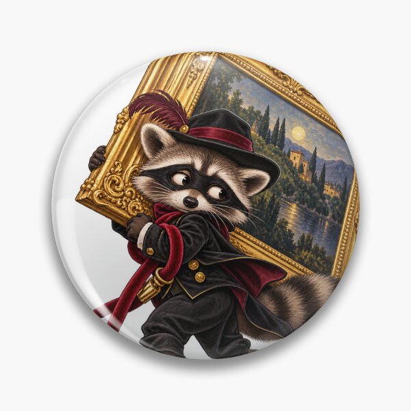 Item preview, Raccoon Museum Heist designed and sold by SiamSmiles.