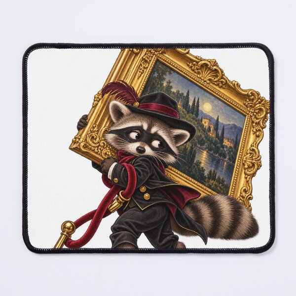 Item preview, Raccoon Museum Heist designed and sold by SiamSmiles.