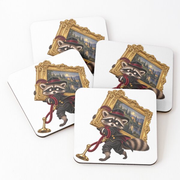 Item preview, Raccoon Museum Heist designed and sold by SiamSmiles.