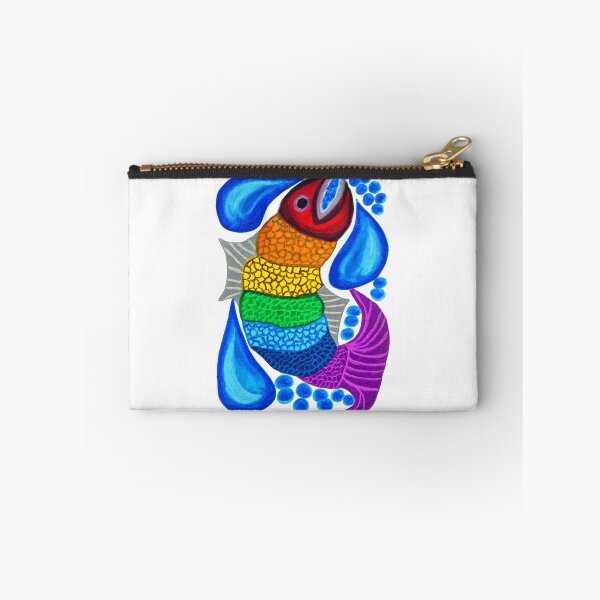 Aperçu de l'œuvre RAINBOW-DROPS : Poisson arc-en-ciel (Fierté LGBTQ+) créée et vendue par SamuraiSixCoin.