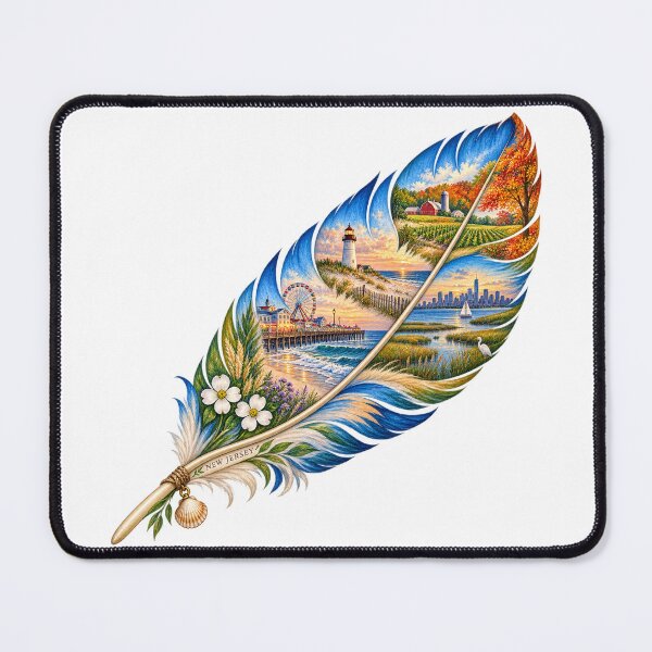 Item preview, New Jersey Shore Feather designed and sold by Whimspired By Paxx.