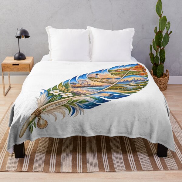 Item preview, New Jersey Shore Feather designed and sold by Whimspired By Paxx.