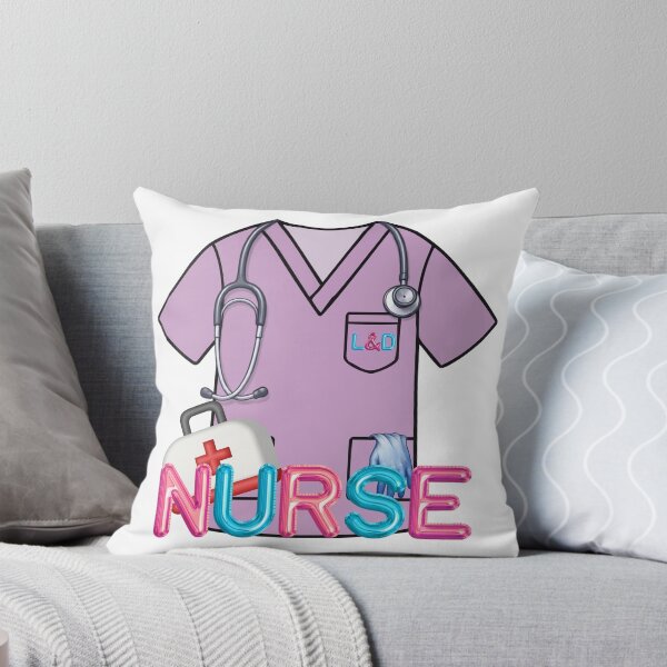 Item preview, Cute Labour and Delivery Nurse L&D Scrubs designed and sold by Rynasvz.