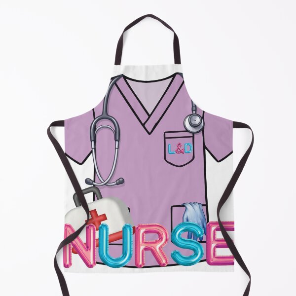 Item preview, Cute Labour and Delivery Nurse L&D Scrubs designed and sold by Rynasvz.