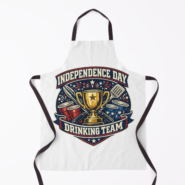 Item preview, Funny 4th of July T-Shirt — Independence Day Drinking Team Badge designed and sold by CerealBoxInk.