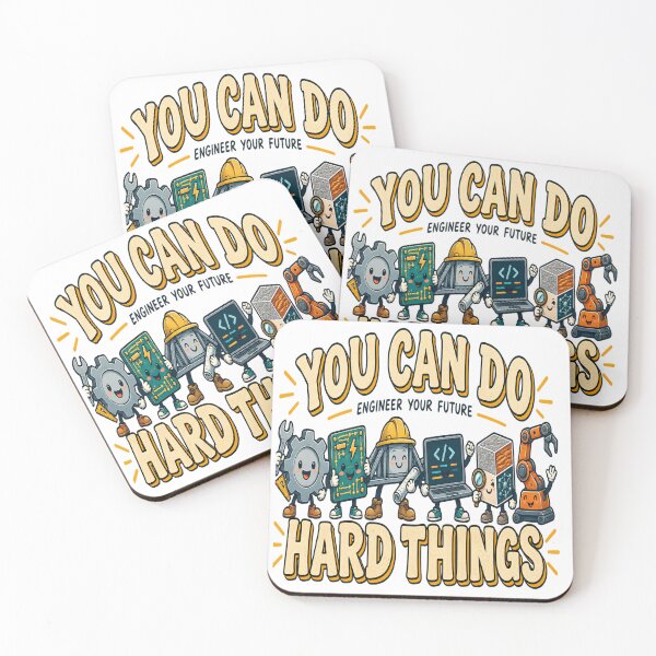 Item preview, You Can Do Hard Things – Engineer Your Future Engineering Design designed and sold by OUICHA.