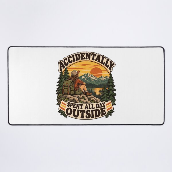 Item preview, Accidentally Spent All Day Outside Vintage Hiking Adventure designed and sold by urbinet.