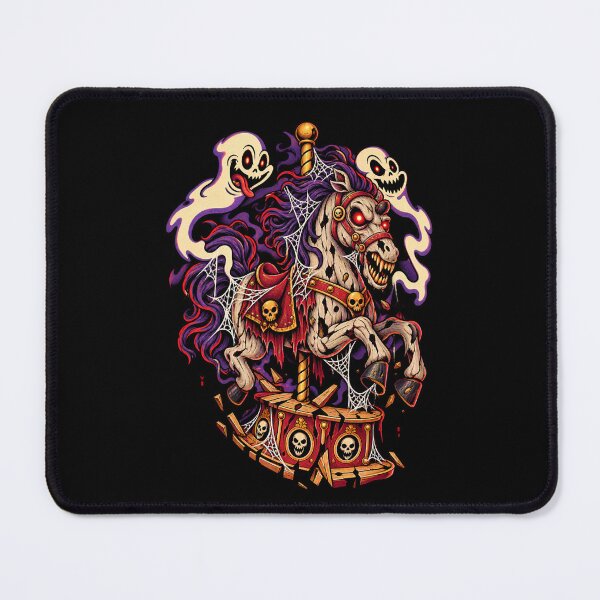 Item preview, Haunted Carousel - Skeleton Horse Horror Carnival designed and sold by SidTastic .