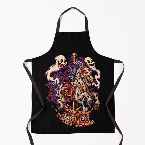 Item preview, Haunted Carousel - Skeleton Horse Horror Carnival designed and sold by SidTastic .